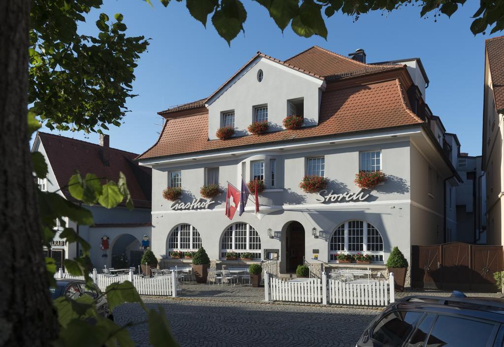 Hotel Gasthof Zum Storch Schlüsselfeld Exterior foto